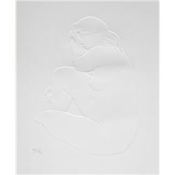Nude Intaglio Imprint on Paper