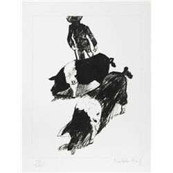 Malcolm Morley, Pigs, Etching