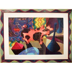 Amanda Watt, Piggy Bank, Painting