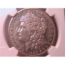1895-O Morgan Dollar Ch AU53 NGC