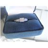 Image 1 : .50 CARAT 4 PRINCESS CUT DIAMONDS PLUS 6 IN BAND ROUND DIAMONDS LADIES  RING, 14K GOLD