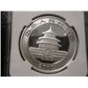 Image 2 : 2010 $10Y 1 OZ PURE SILVER CHINESE PANDA FROSTED RINGNGC MS-68