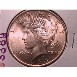 1924 Peace Dollar Choice MS64