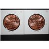 Image 2 : 2011 Barter Trade Tokin-Live Free Or Die Copper Round; Lot of 2; .999 Fine Copper 1 Oz.; EST. $5-10