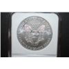 Image 2 : 2004 US Silver American Eagle $1; 1 Oz. Fine Silver; NGC Graded MS69; EST. $40-50