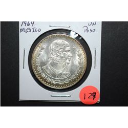 1964 Mexico Un Peso Foreign Coin; EST. $5-10