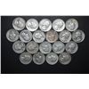 Image 1 : US Silver Quarters $5.00 Face Value; Various Dates & Conditions; Lot of 20; EST. $150-200