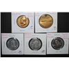 Image 1 : Lot Of 5 Tokens; EST. $10-15