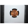 Image 2 : 1945 US Lincolon Wheat Back Penny; NGC Graded MS66 RD; EST. $20-25