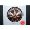 Image 1 : 2011 Barter Trade Tokin-Live Free Or Die Copper Round; .999 Fine Copper 1 Oz.; EST. $5-10