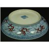 Image 4 : 18th C CHINESE BLUE & WHITE BOWL w RED DRAGON