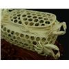 Image 3 : FINE CHINESE CARVED IVORY CRAB NET SCULPTURE