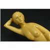 Image 2 : CHINESE CARVED IVORY DOCTOR'S LADY FIGURE
