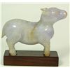 Image 2 : Pr OF LAVENDER JADEITE MODELS OF MYTHICAL BEASTS