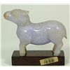 Image 3 : Pr OF LAVENDER JADEITE MODELS OF MYTHICAL BEASTS