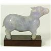 Image 4 : Pr OF LAVENDER JADEITE MODELS OF MYTHICAL BEASTS