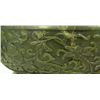 Image 3 : CHINESE SPINACH GREEN JADE MARRIAGE BOWL