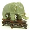 Image 1 : GREENISH GREY JADE MODEL OF AN ELEPHANT