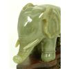 Image 3 : GREENISH GREY JADE MODEL OF AN ELEPHANT