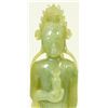 Image 2 : CHINESE CARVED JADEITE FIGURE OF GUANYIN