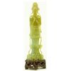 Image 4 : CHINESE CARVED JADEITE FIGURE OF GUANYIN