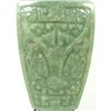 Image 4 : CHINESE JADEITE SQUARE BALUSTER VASE w FINIAL