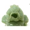 Image 6 : CHINESE JADEITE SQUARE BALUSTER VASE w FINIAL