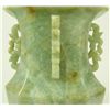 Image 4 : CHINESE JADEITE OCTAGONAL BALUSTER VASE