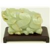 Image 5 : CHINESE WHITE JADEITE MYTHOLOGICAL BEAST
