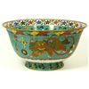 Image 1 : 19th CENTURY CHINESE CLOISONNE ENAMEL BOWL