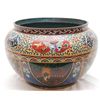 Image 1 : CHINESE CLOISONNE ENAMELED BIRDS PLANTER