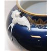 Image 2 : 18th C CHINESE COBALT PORCELAIN BIRDS JARDINIERE