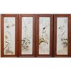 Image 1 : SET OF 4 CHINESE PORCELAIN INSECT WALL PLAQUES