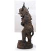 Image 5 : BALINESE CARVED RHINO HORN FIGURE OF WARRIOR GOD