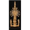 Image 1 : CHINESE CARVED IVORY 14 ARMED GODDESS SCULPTURE