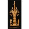 Image 6 : CHINESE CARVED IVORY 14 ARMED GODDESS SCULPTURE