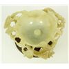 Image 2 : FINE CHINESE WHITE JADEITE WATER COUPE