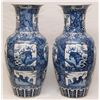 Image 5 : Pr 18th C CHINESE BLUE & WHITE FLOOR VASES