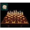 Image 1 : CHINESE PALATIAL CARVED IVORY CHESS SET WITH BOX