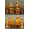 Image 8 : CHINESE PALATIAL CARVED IVORY CHESS SET WITH BOX