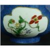 Image 4 : CHINESE FAMILLE VERTE POWDER BLUE PORCELAIN BOWL