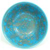 Image 4 : CHINESE TURQUOISE GLAZE PORCELAIN STEM CUP
