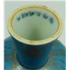 Image 6 : CHINESE TURQUOISE GLAZE PORCELAIN STEM CUP