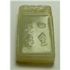 Image 7 : 3 ANTIQUE CHINESE WHITE JADE PENDANTS