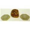 Image 2 : 3 PIECES OF ASSORTED CHINESE JADE PENDANTS