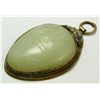 Image 2 : 3 CHINESE WHITE JADE RETICULATED PLAQUE PENDANTS