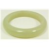 Image 1 : CHINESE WHITE JADE CARVED BANGLE BRACELET