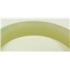 Image 3 : CHINESE WHITE JADE CARVED BANGLE BRACELET