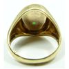 Image 6 : 14K YELLOW GOLD GENTS JADEITE CABOCHON RING