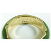 Image 4 : 14K YELLOW GOLD JADE RING